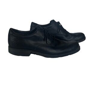 Timberland GSR Mens Genuine Leather Dress Shoes Black Size 9.5 M